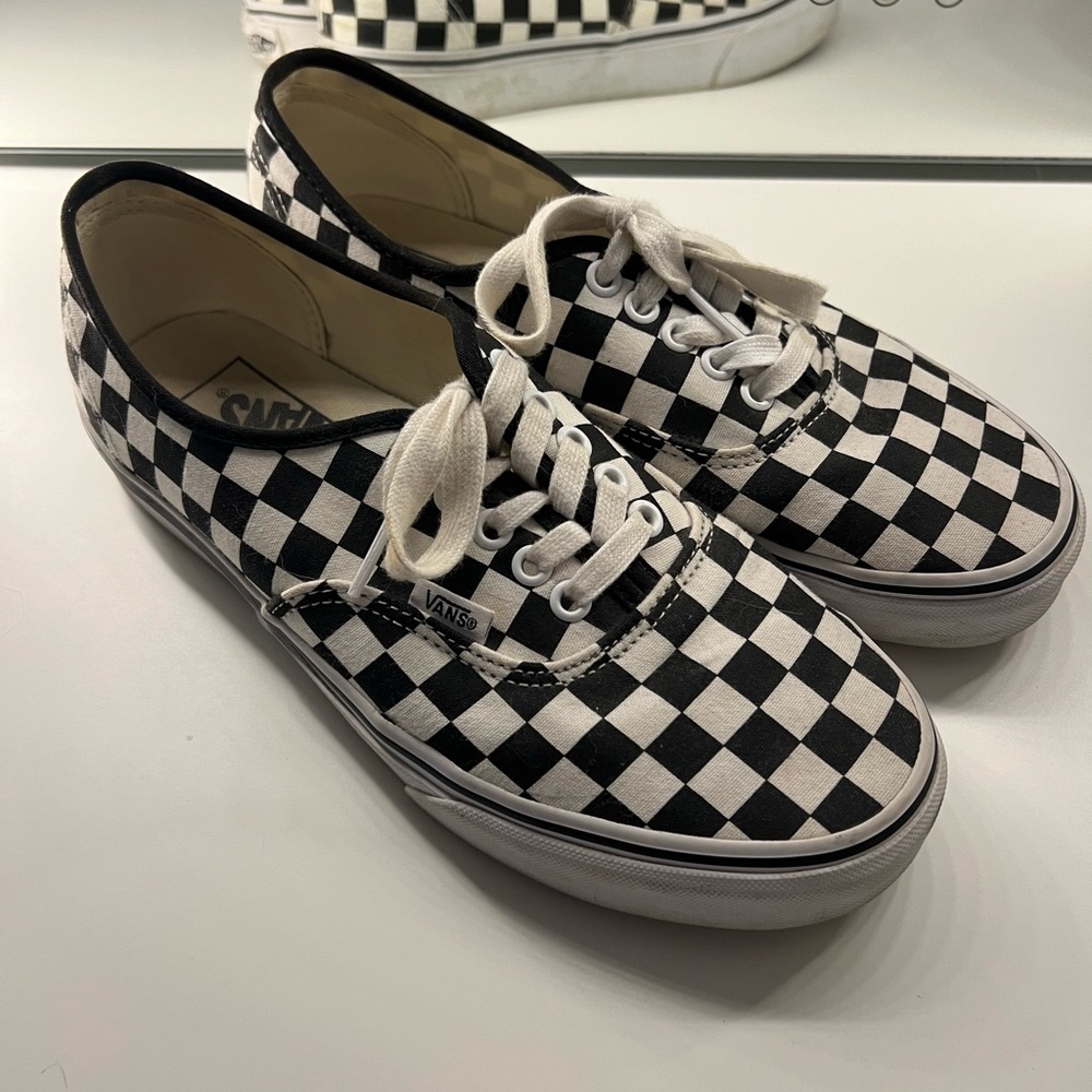 Checkered Vans *not available in stores/online*